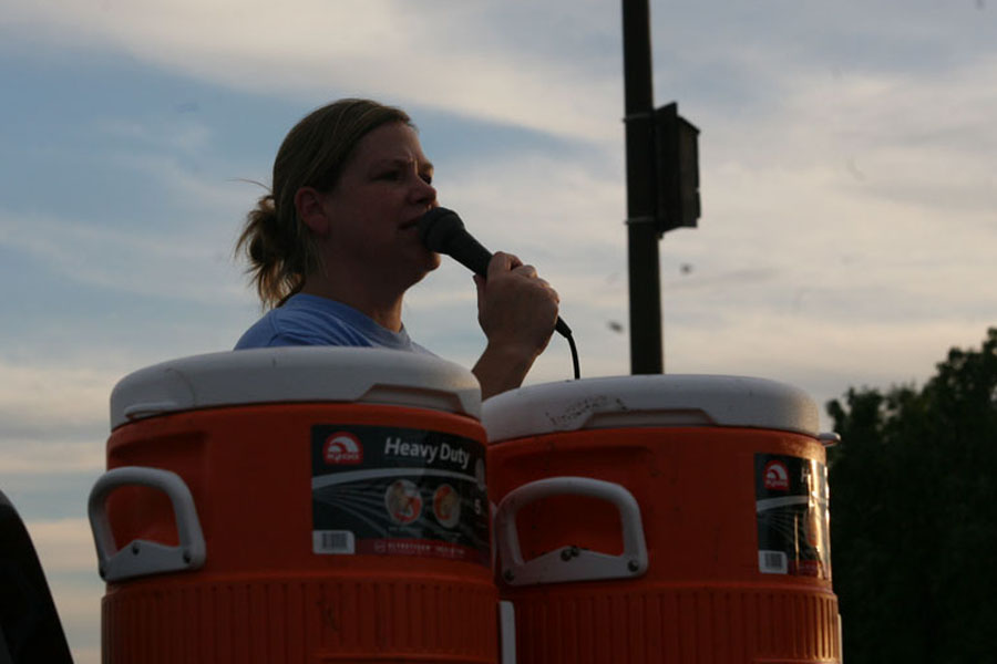 Young LIfe leader Wendy Franco at Muck Fest