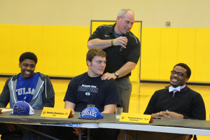 Austin Chambers signed to play football at BYU.