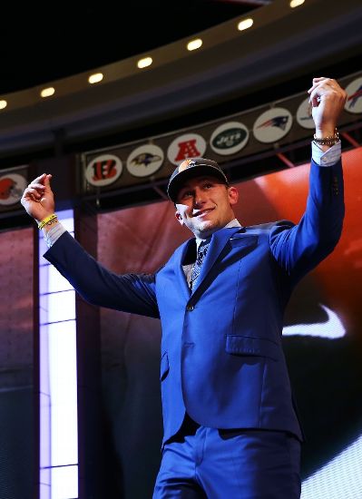 "Johnny football" is headed to Cleveland