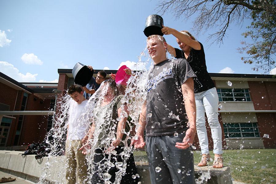 ALS Ice Bucket Challenge Reaches School