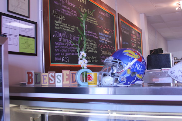Mementos from Maloney's life. Photo by Kelsea Lilla.